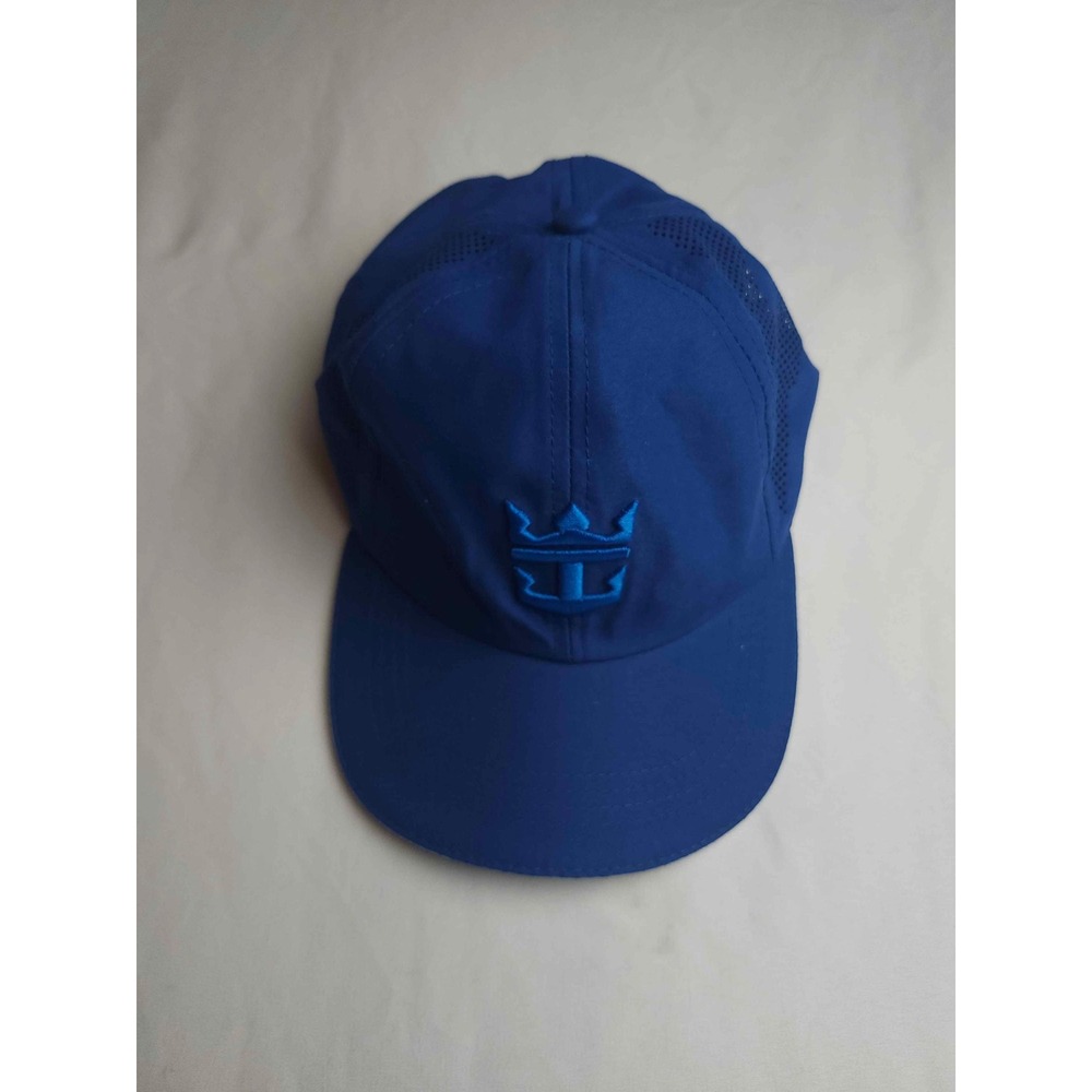 Royal Caribbean Crown and Anchor Society Blue Perforated Performance Hat Cap